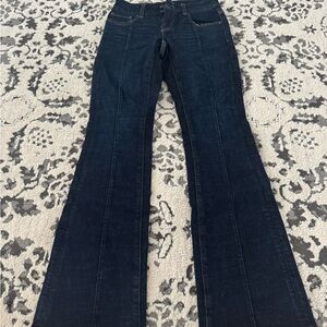 American Eagle Outfitters Dark Indigo Flare Jeans